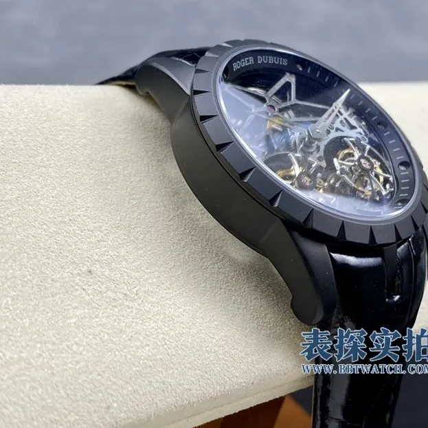 Roger Dolby King Series Skeleton Double Flying Tourbillon Details