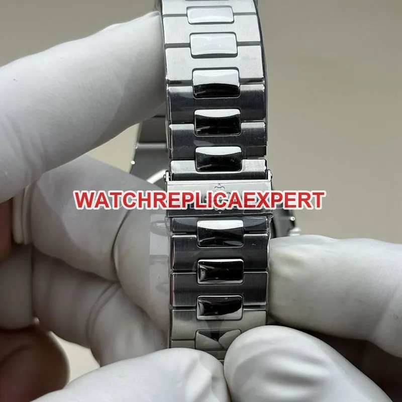 Patek Philippe watch BBF factory Nautilusgreen dial324movementsteel bracelet caseback live photo