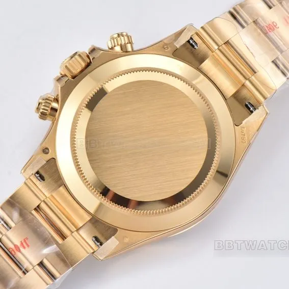 C Factory Rolex Daytona1:1top-tier all gold steel bracelet model m116508-0014caseback live photo