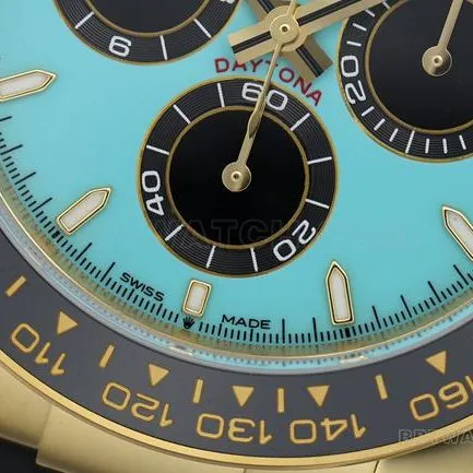 1:1replica watch ZF FactoryRolexDaytonablue dial gold case 4131 mechanical clasplive photos