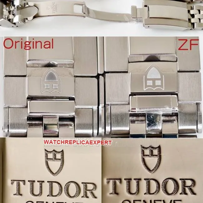 ZF Factory Tudor Black Bay Blue Dial Mechanical Top Grade Reproduction Watch 79360 Comparison with Genuine Product Differences