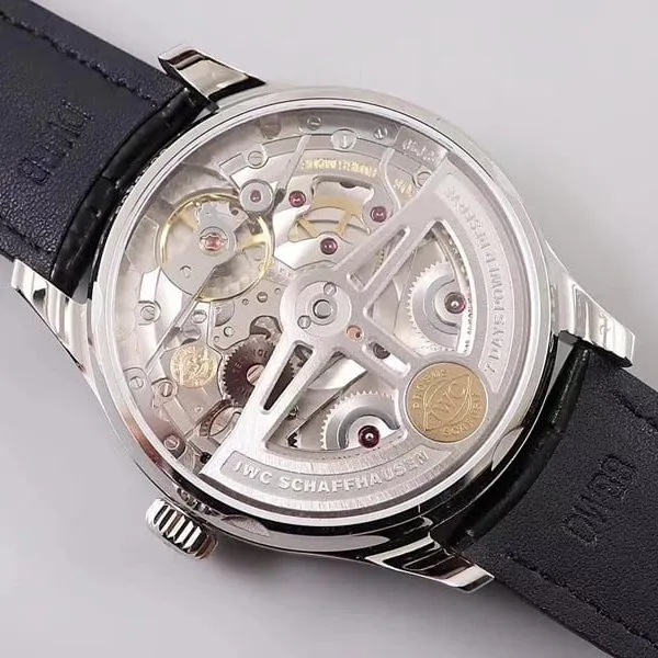 YL factory watch IWC Portuguese 7-day chain new model with small seconds side view