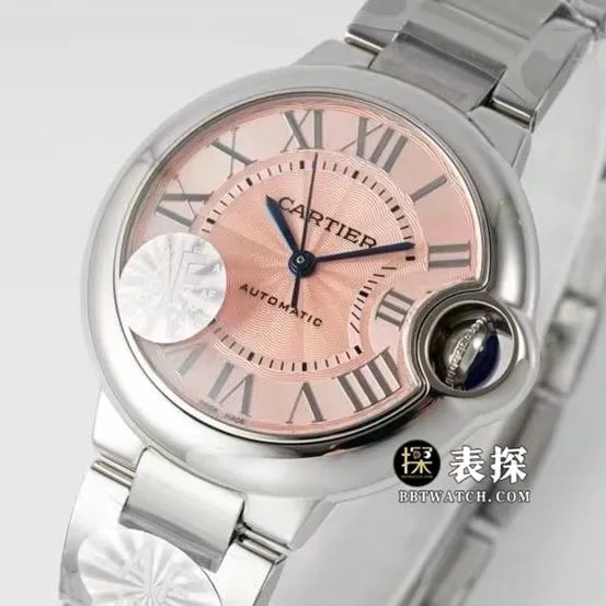 AF Blue Balloon Cartier collectible watches pink disk steel strap models W6920100