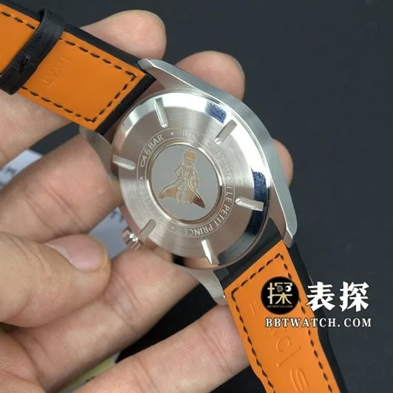 A+ factory IWC pilot top-tier watch men's mark twenty blue dialleather strap model pictures and prices front live photo