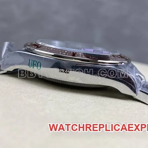 collectible watch UFO factory DaytonaRolex Ice Landi 4131 mechanical front live photo