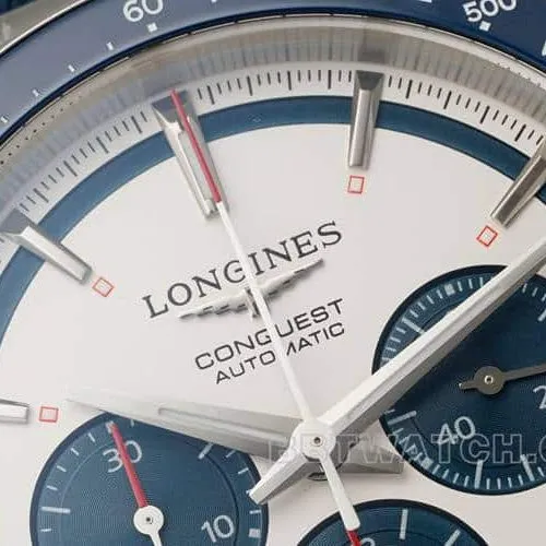AFLongines Concast stop-tier 1:1high-quality silver gray dial rubber style L3.835.4.98.9braceletlive photos