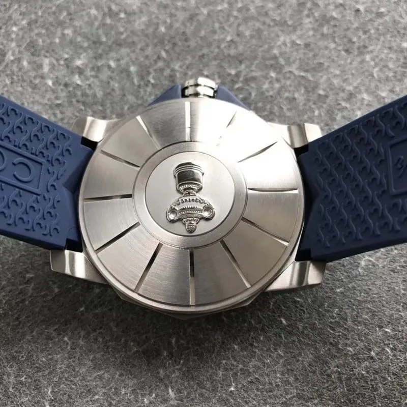 Corum watch high-quality men's watch Admiral series large diameter tough guy style blue dial side view