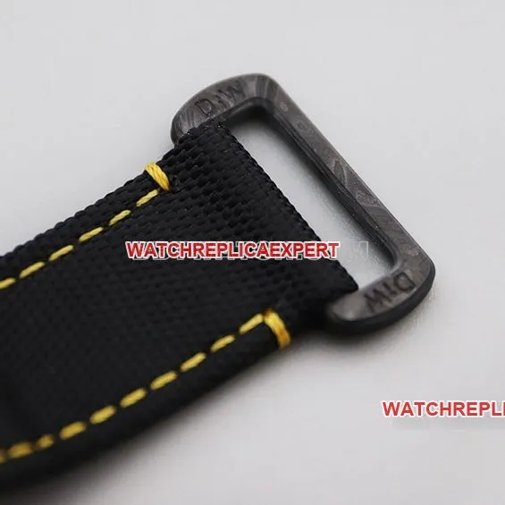 VS FactoryRolexSubmarinertop-tier replicablack dial carbon fiber yellow ring leather strap model braceletlive photos