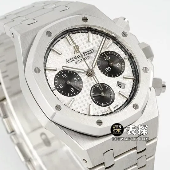 IPF Royal Oak Audemars Piguet collectible watches Silver Panda Plate Steel Strap Model 26331ST.OO.1220ST.03