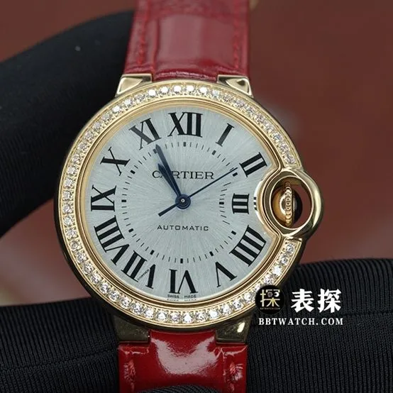 K3 Blue Balloon Cartier collectible watches silver disk ring diamond strap models WJBB0034