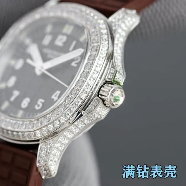 top-tiersuper cloneTWPatek PhilippeAQUANAUT women's mechanical series watch front view