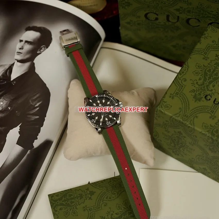 Gucci 1:1super clone2024 new black dialYA136349front live photo
