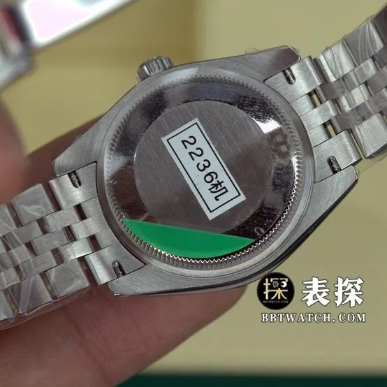 GS factory RolexDatejust1:1super watch pink dial steel bracelet model picture and price caseback live photo