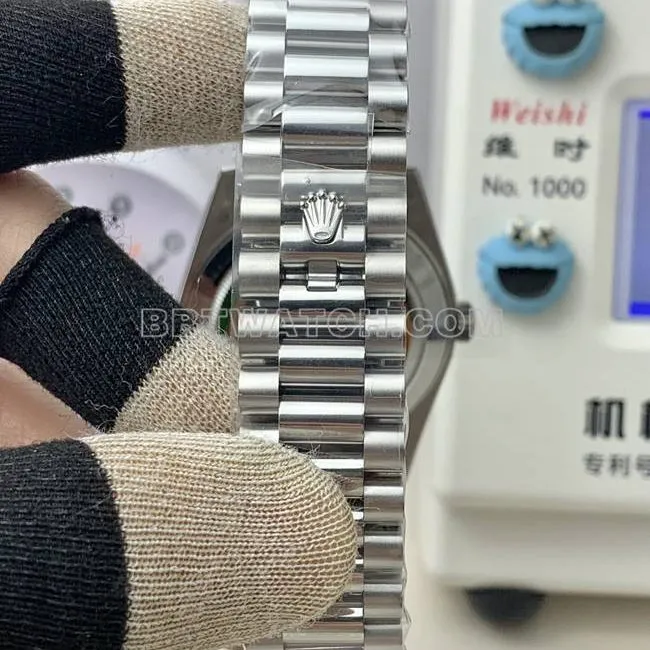 QF factory top-tier watch Day-DateRolex ice blue dial2836movement40mmclasplive photos