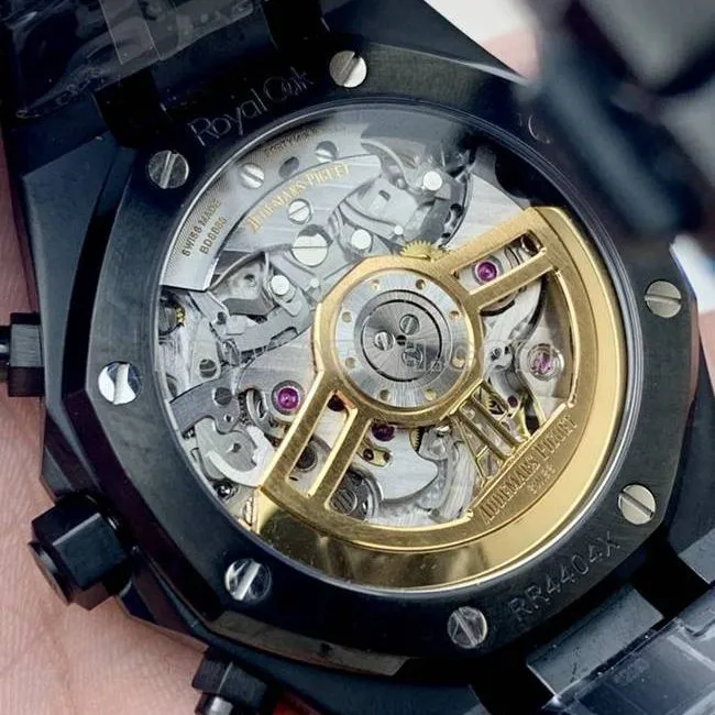 top-tier watch BLS factory Audemars PiguetRoyal Oak black ceramic mechanical 26420front live photo