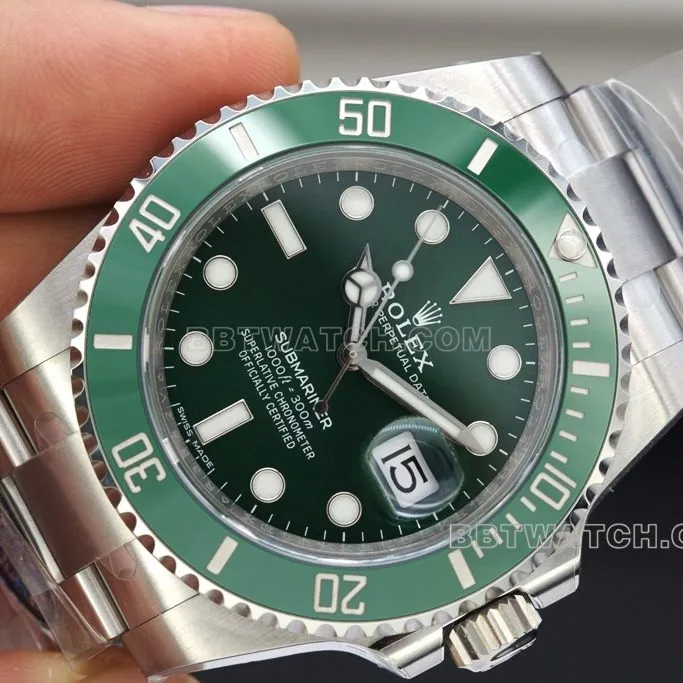 Factory C Starbucks SubmarinerRolex1:1top-tier watch 40mm116610LV-0002 overall effect