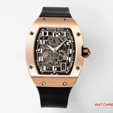 collectible watch Richard Mille skeleton dialRM67-01front live photo