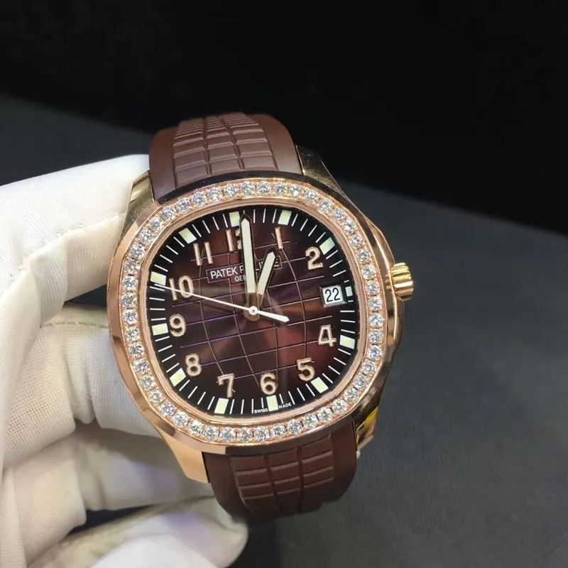 Patek Philippe mine 18K gold with diamonds 40mm detail shots
