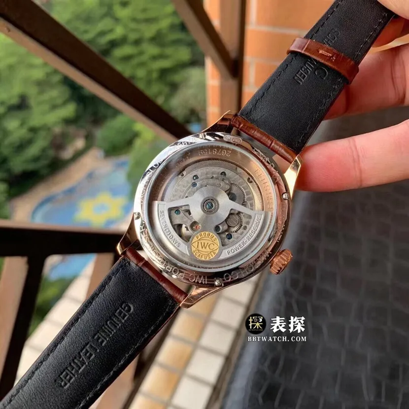 IWC watch men's Portugal IW5044021:1super watch silver dialtourbillonleather strap model pictures and prices front live photo
