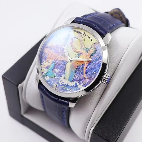 Athens gilt classic series watch 3203-136LE-2/MANARA.10 side view