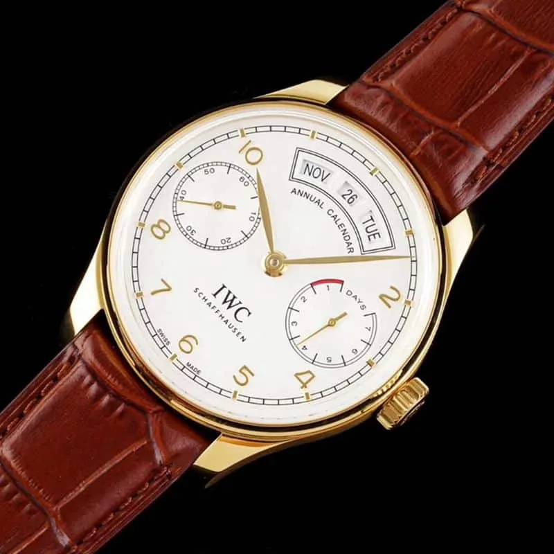 IWCIWCreplica watch Portuguese series annual calendar men's mechanical watch movement picture
