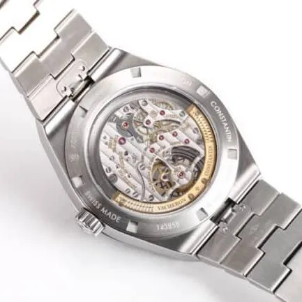Big factory high-quality BBR2022 new model released Vacheron Constantinblue dial, the king of steel watches with peak appearance, travels all over the world tourbillon front view