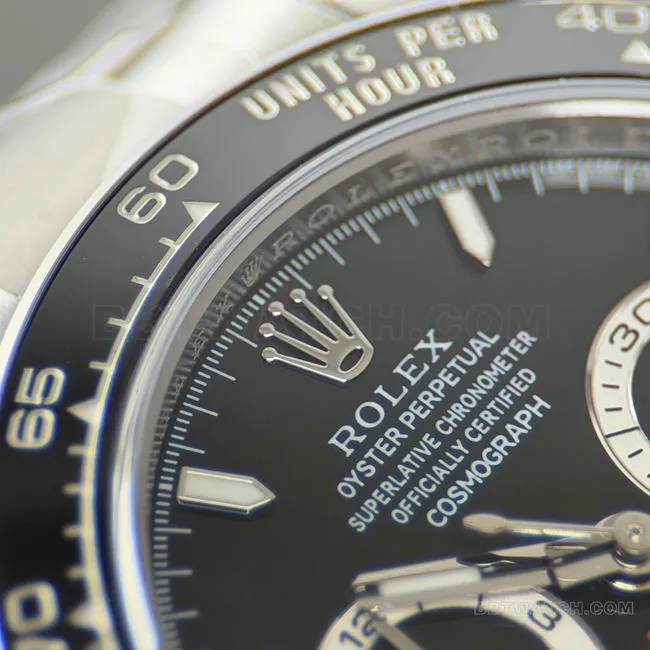 CBD factory collectible watch RolexDaytonablack dialsteel bracelet4131side live photo