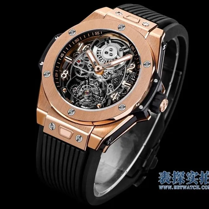 Hublot Big Bang skeleton tourbillon rose
