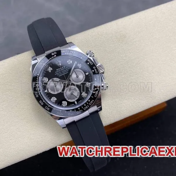 Rolex collectible watch ARF FactoryDaytonablack dial4131 rubber caseback live photo