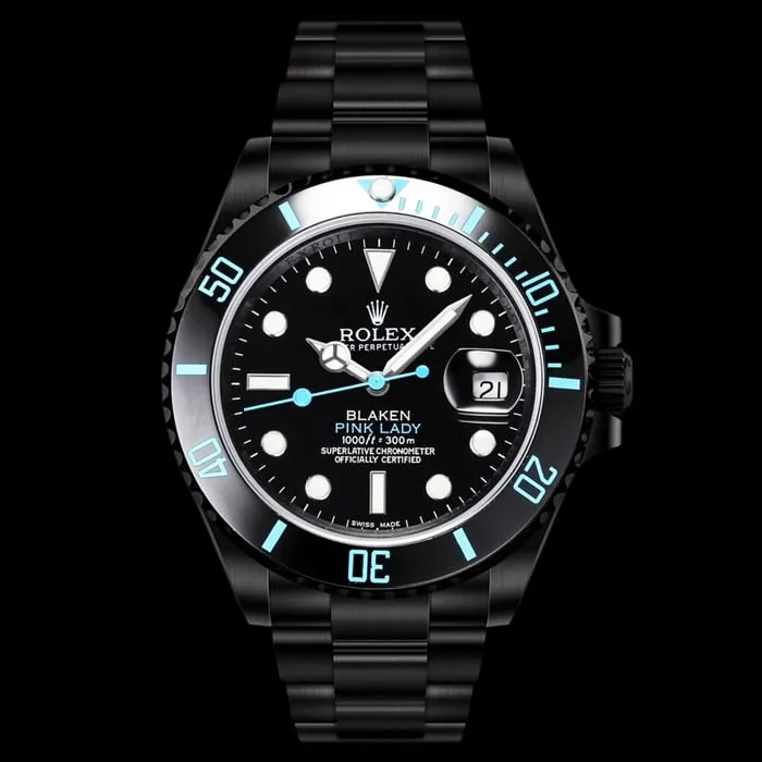 top-tier watch Rolex men's black dial Submariner series steel bracelet watch clasp watch
