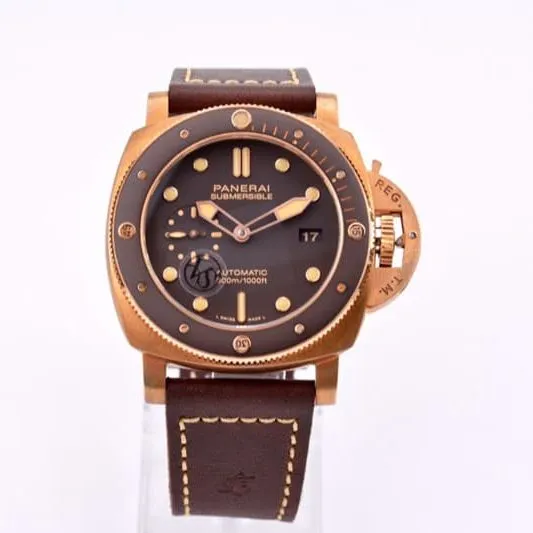 VStop-tier Paneraibronze king PAM968 diameter 47MM men's tough guy watch detail shots