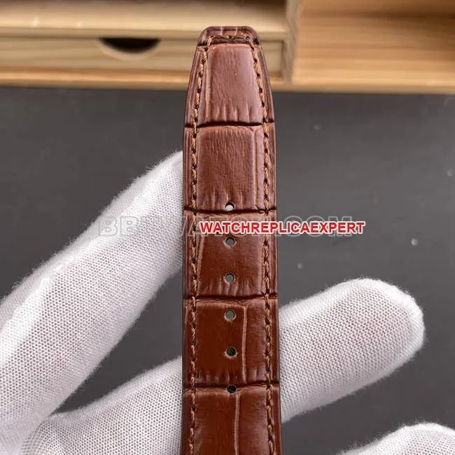 collectible watch Portugal APS factory IWC perpetual calendar gray plate rose gold wear live photos
