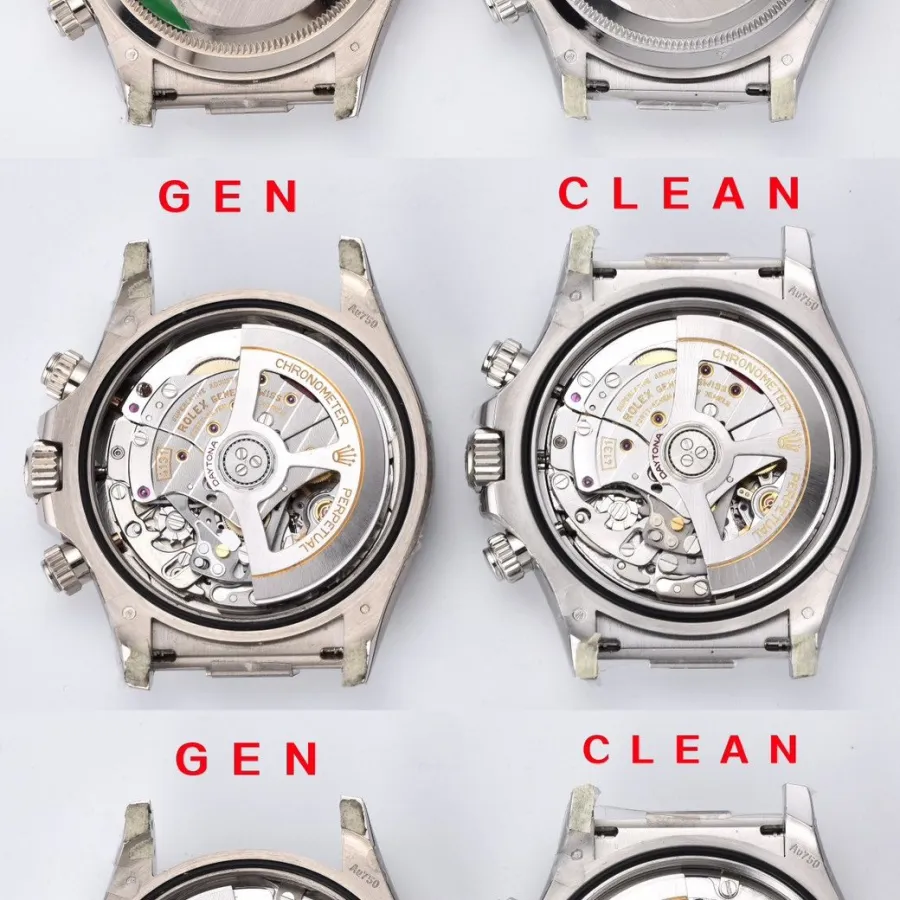 Factory C Rolextop-tier watch Daytona cement gray 126519 genuine and fake comparison evaluation appearance live photos
