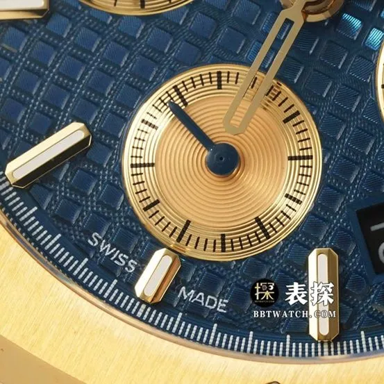 IPF offshore Audemars Piguet1:1replica watch blue dialyellow goldsteel bracelet model 26331BA.OO.1220BA.01braceletlive photos