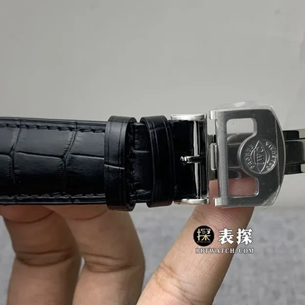 YL factory IWC watch men's Portugal top-tier watch white dialtourbillonleather strap model pictures and prices side live photo