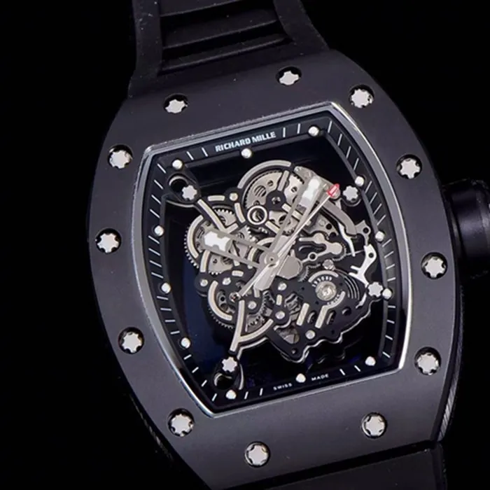 top-tier watch Richard Mille men's black dial V2