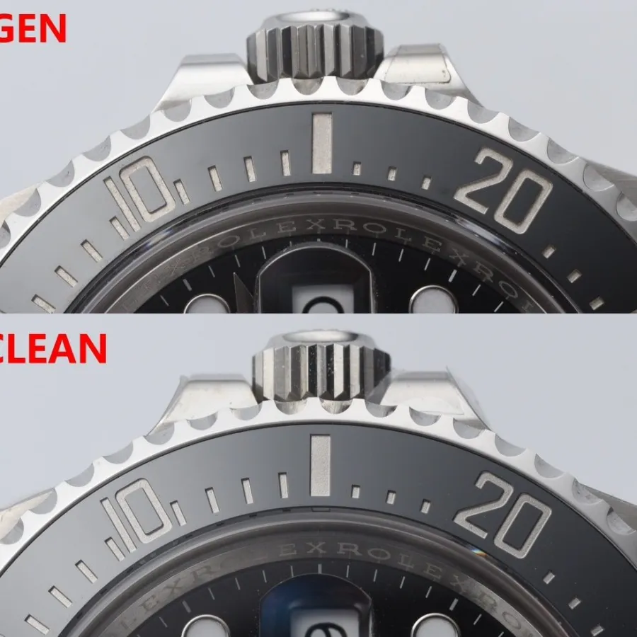 Comparative evaluation of genuine and fake Rolextop-tier collectible watches from Factory C