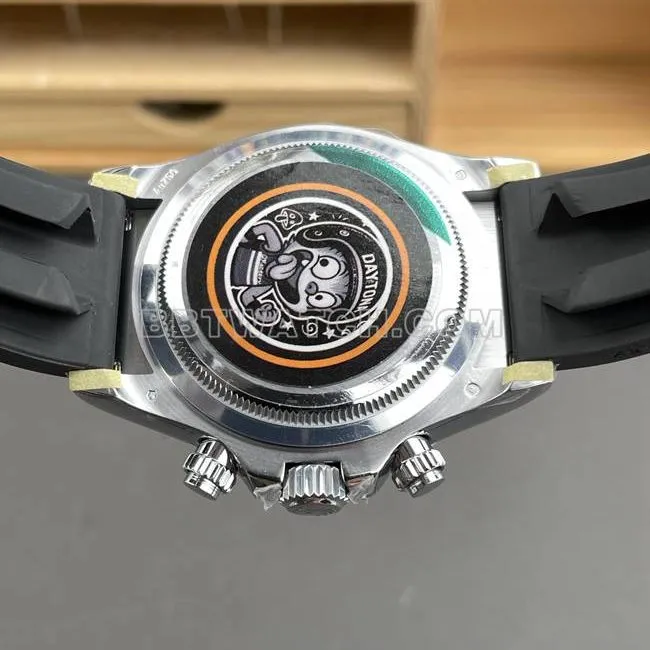 1:1replica watch QF factory DaytonaRolex silver gray plate 4131 mechanical side live photo