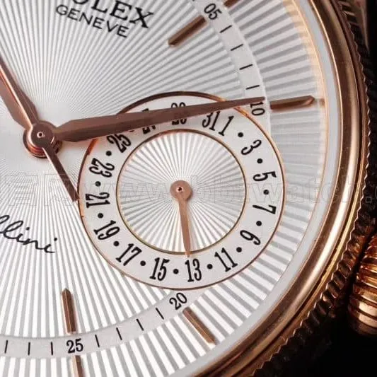 Rolex Cellini independent small second 3165movementreplica series watch comparison review detail shots