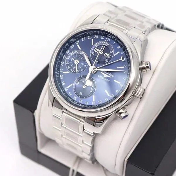 I'm ready to help rewrite a Longines watch