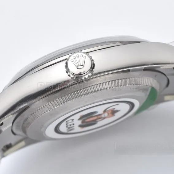 Factory C Rolex Oyster Perpetual top-tier 1:1high-quality replica36mmsilver dialm126000-0001clasplive photos