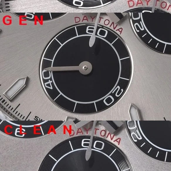 Factory C Rolextop-tier watch Daytona cement gray 126519 genuine and fake comparison evaluation appearance live photos