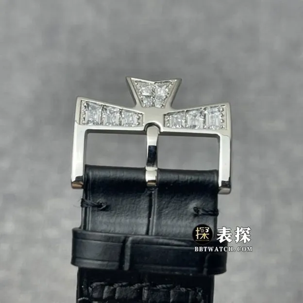 Vacheron Constantin watch ladies pavé diamond plate leather strap model pictures and prices side live photo
