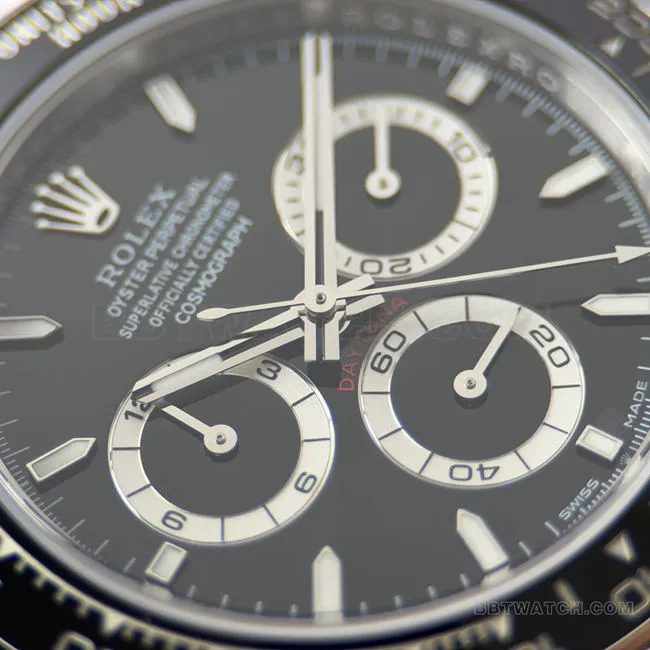 CBD factory collectible watch RolexDaytonablack dialsteel bracelet4131caseback live photo