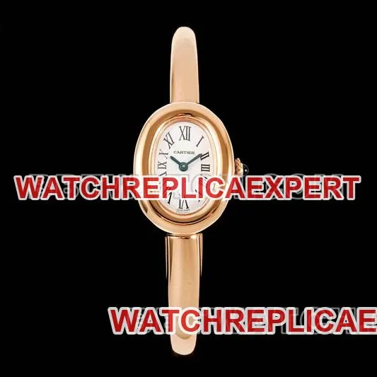 Cartier1:1replica watch BLS factory bathtub 16 size quartzrose gold bracelet watch braceletlive photos