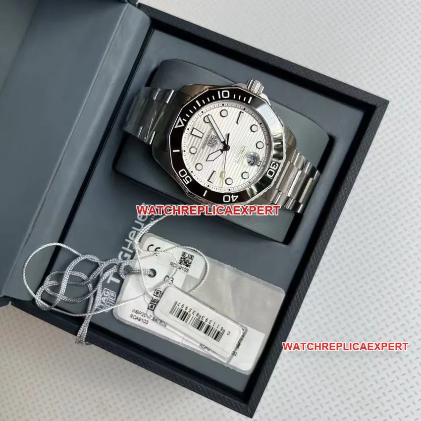 TAG Heuer Aquaracer silver gray plate steel bracelet model WBP201C.BA0632braceletlive photos