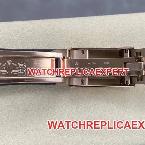 collectible watch UFO factory DaytonaRolexrose gold case meteorite disc 4131 mechanical weight live photos
