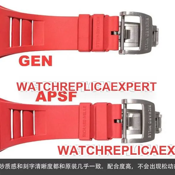APS factory Richard Milletop-tier watch RM35-02 Red Devils review clasplive photos