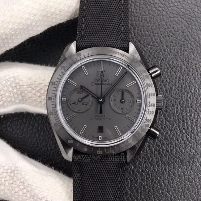 Omega Top Watch Speedmaster 311.92.44.51.01.005 Dark Side of the Moon Ceramic Matte Front View