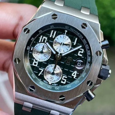 Top APF factory new color Audemars Piguet Royal Oak Offshore 26238 series 42mm watch side view